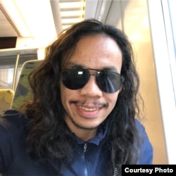 位於印尼北蘇門答臘省棉蘭市社區法律服務機構 “BAKUMSU”執行董事東加姆·邦加比(Tongam Panggabean) (照片提供：邦加比)