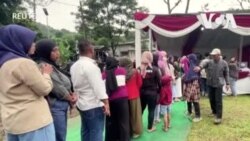 印尼總統舉行大選 初步點票結果顯示國防部長蘇比安托勝出