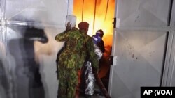 Ana kokarin fitar da mutane a wata gobara a Nairobi, Kenya