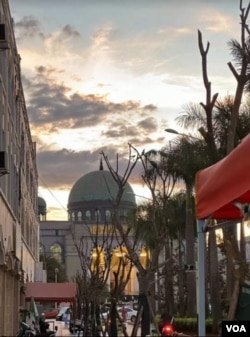 沙甸大清真寺圓頂 (美國之音/柯林)