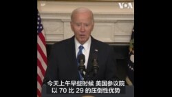 参院通过援乌、以、台国安资金，白宫吁众议院尽快表决