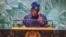 Shugaban Najeriya Bola Ahmed Tinubu lokacin da yake jawabinsa a taron Majalisar Dinkin Duniya karo na 78 a binin New York, Amurka
