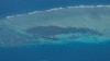 资料照：南中国海第二托马斯浅滩的空中俯瞰图(2023年3月9日)