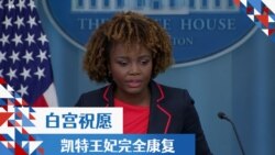 白宫祝愿凯特王妃完全康复