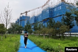 碧桂園正在北京開發的一個住宅樓盤。（2023年8月11日）