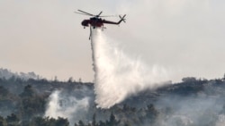 希臘消防員繼續與山火搏鬥