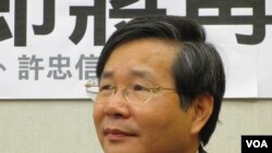 台湾在野台联党立委 许忠信(美国之音张永泰拍摄)