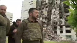 澤連斯基在沒有事先宣布下到哈爾科夫視察