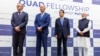 参与印太地区安全四方机制会谈的四国领导人2022年5月24日在东京聚首。