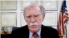 美国前国安顾问博尔顿(John Bolton)4月16日以视讯录影方式发表专题演讲，主题为:“台湾在面对北京威胁时扮演拟聚世界力量的角色”。（视讯影像截图提供：台湾国家联盟和世界台湾人大会）