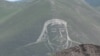 乌兰巴托郊外山上的成吉思汗像（美国之音白桦拍摄）