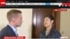 CNN采访朝鲜扣押的纽约大学学生周元文 (CNN视图截屏)