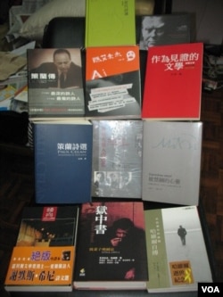 工作室部分出版物(美国之音申华拍摄)