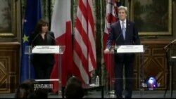 VOA连线：美国务卿克里抵巴黎 在恐怖袭击地点献花圈