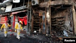 汽車炸彈爆炸現場