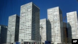 北京近年来新建的大楼鳞次栉比。