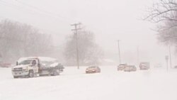 美國中部遭受暴風雪襲擊