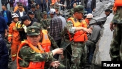 四川省茂县叠溪新磨村2017年6月24日发生山体高位垮塌，百余人被掩埋