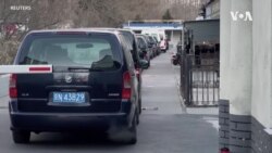 北京疫情氾濫 警察保安嚴守火葬場