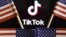 TikTok标志与美国国旗