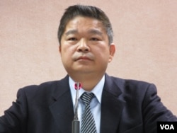 台湾在野党民进党立委 蔡煌琅(美国之音张永泰拍摄)