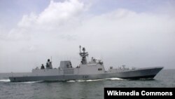 印度现役“什瓦利克号”导弹护卫舰