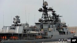 俄羅斯海軍戰艦。(資料照)