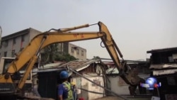 台北金华街被强制拆迁