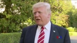 2017-10-10 美國之音視頻新聞: 川普稱對北韓只有一種方法有效 (粵語)