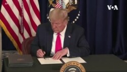 特朗普簽署行政命令 恢復聯邦額外失業保險金