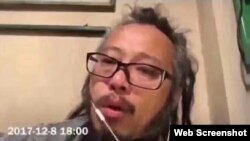 華涌12月8日視頻報平安。（華湧推特圖片）