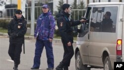 索契地區保安人員在近日陸續加強戒備