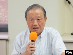 台湾投资中国受害者协会理事长高为邦 (美国之音张永泰拍摄)