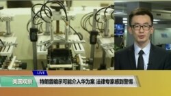 VOA连线(乔栈)：特朗普暗示可能介入华为案，法律专家感到警惕