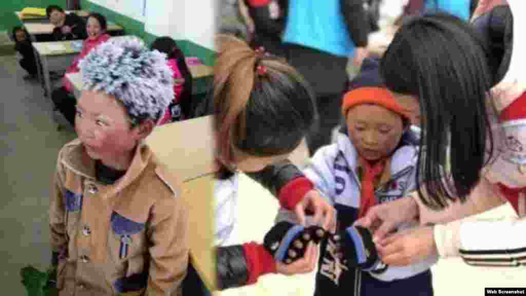 &ldquo;冰花男孩&rdquo;王福满。云南山区鲁甸的8岁小学生王福满身穿单薄的衣服攀爬山路走到学校，头发上结满了白白的冰花（微博图片）。这张照片传遍中国，也成为世界各大媒体抢眼的新闻和图片，使王福满瞬间成为名人。后来网上又出现一些冰花儿童的照片，就没有这样的轰动效应了。