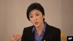 泰国总理英拉。（资料照）