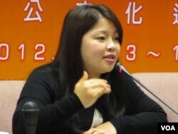 国民党立委 张嘉郡(美国之音张永泰拍摄)