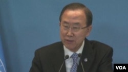 联合国秘书长潘基文(美国之音视频截图)