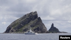 日本海上保安廳巡邏船駛到有爭議島嶼(資料圖片)