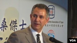 美国商务部副部长桑杰士(美国之音 张佩芝拍摄)