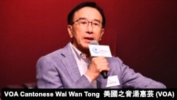 自由黨榮譽主席田北俊 (攝影：美國之音湯惠芸）