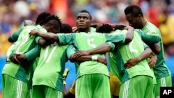 'Yan wasan Super Eagles na Najeriya