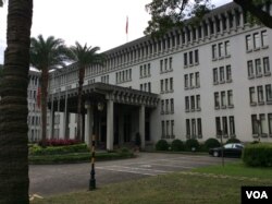 台湾外交部（美国之音申华 拍摄）