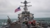 美国海军贝瑞号导弹驱逐舰(USS Barry)2020年11月21日进入南中国海执行任务（美国海军照片）
