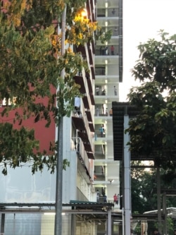 新加坡外籍勞工宿舍（韓俐穎提供）