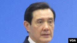 台湾总统马英九(美国之音 张佩芝拍摄)