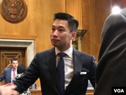 美國國務院亞太副助卿黃之瀚(美國之音鐘辰芳拍攝)