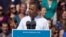 President Barack Obama speaks at a campaign rally in Golden, Colorado, September 13, 2012.