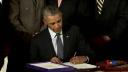 2015-06-30 美國之音視頻新聞:奧巴馬簽署貿易法案成為法律