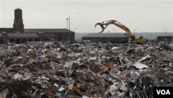紐約早前受桑迪颶風襲擊.大片地區夷為平地
